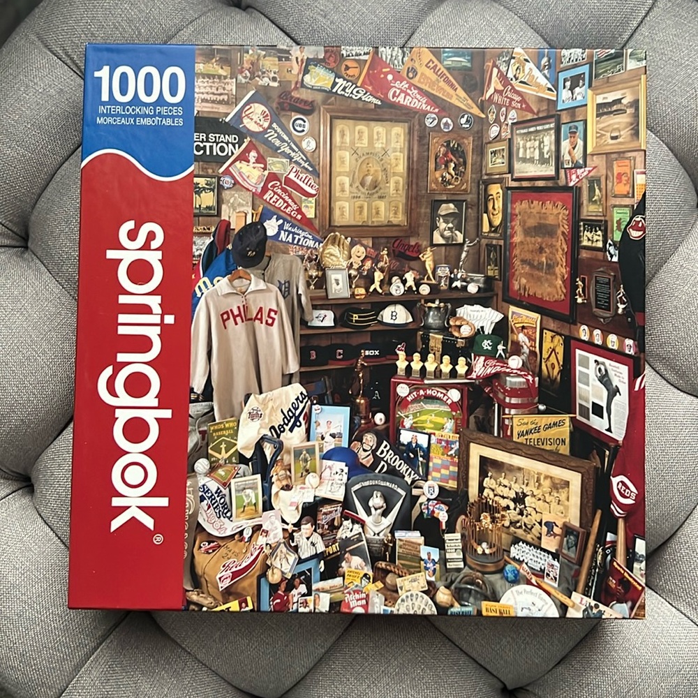 Springbok Baseball 1000 Piece Jigsaw Puzzle Sports